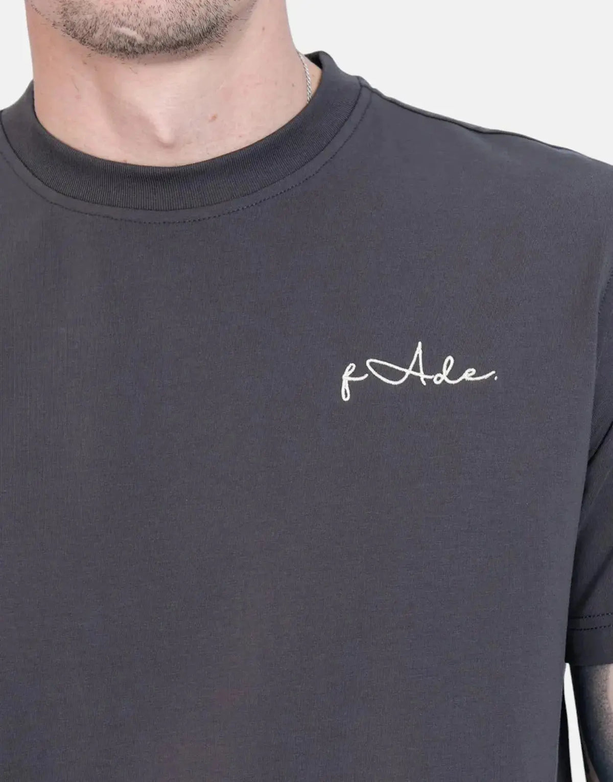 Fade Signature Slim Grey T-Shirt - view 3