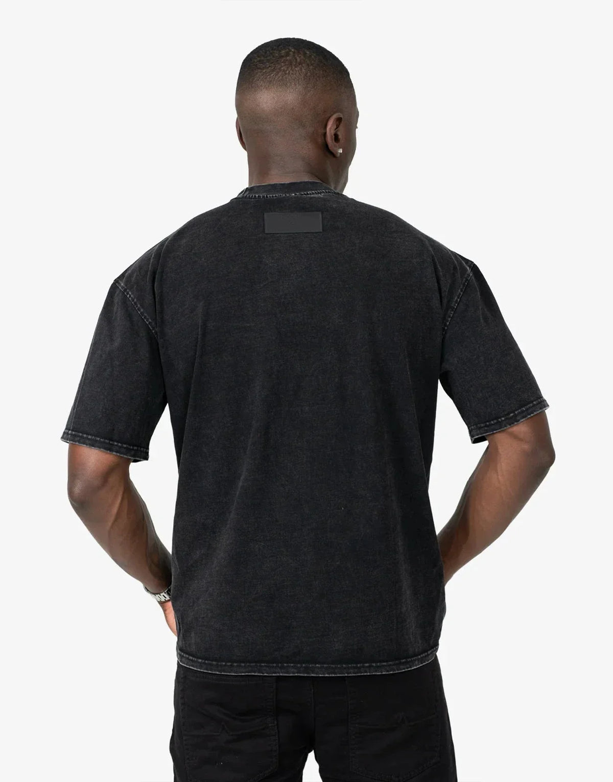 Fade Signature Washed Boxy Fit Grey T-Shirt - view 2