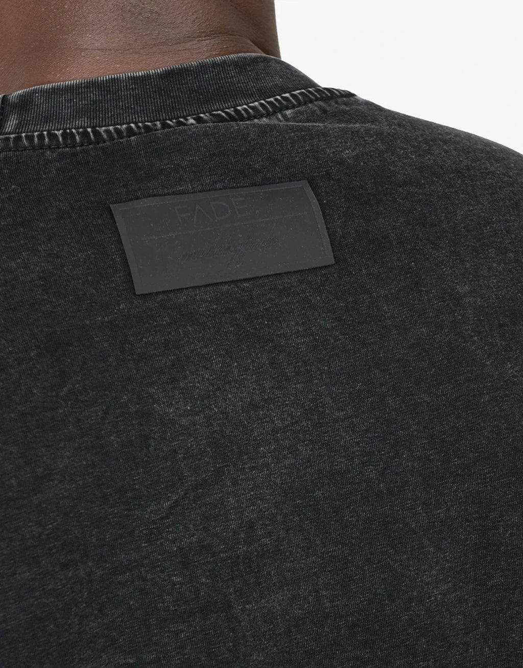 Fade Signature Washed Boxy Fit Grey T-Shirt - view 4