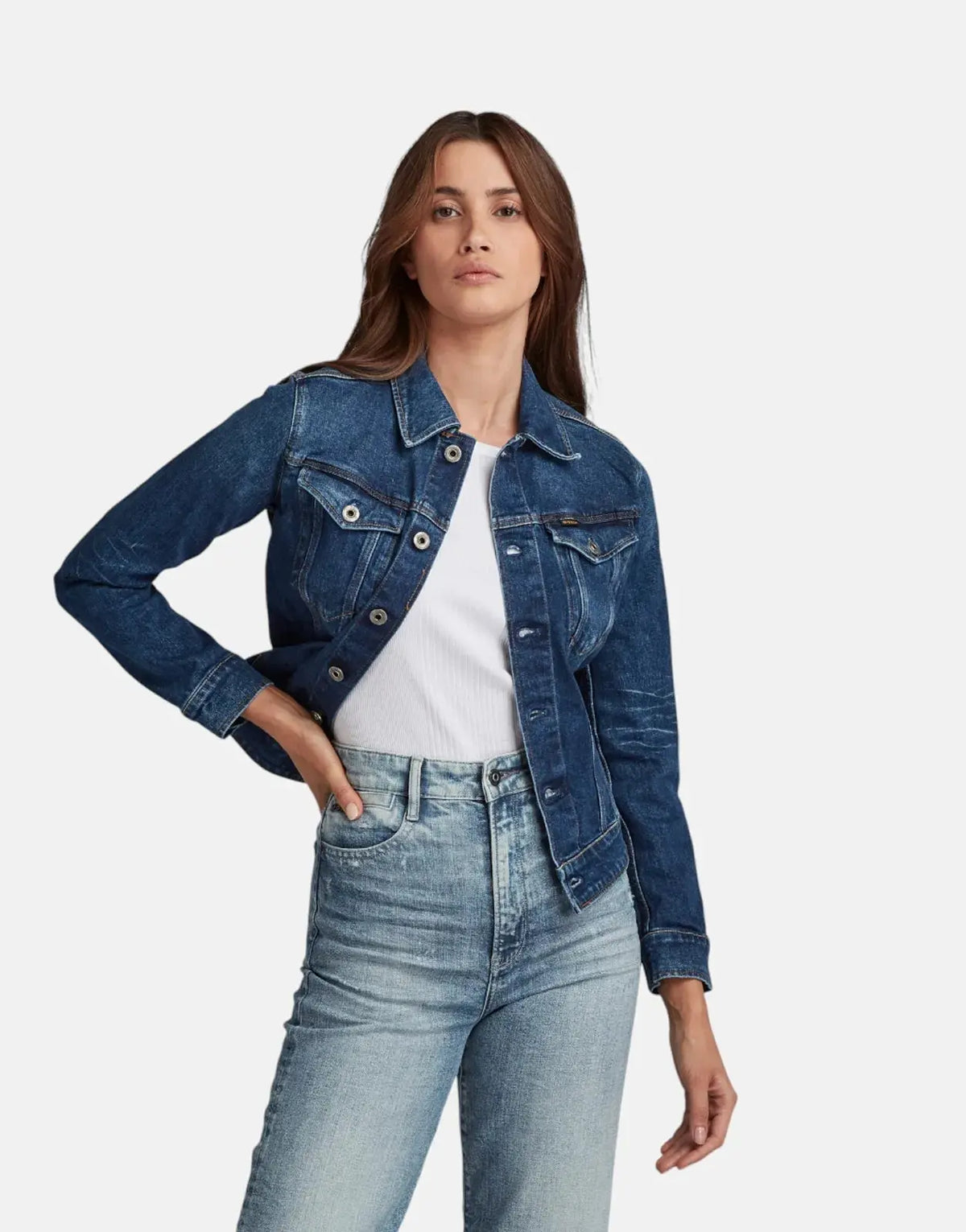 G-Star RAW 3301 Slim Faded Stone Jacket