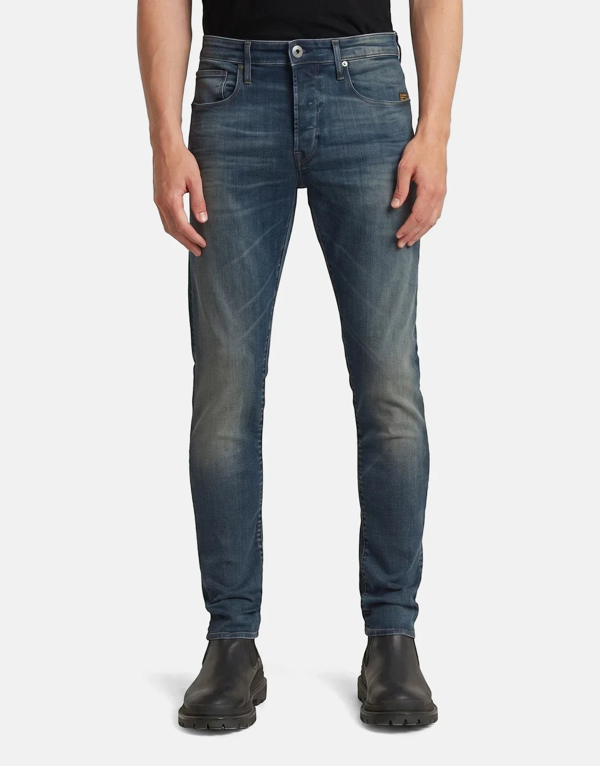 G-Star RAW 3301 Slim Faded Worker Blue Jeans