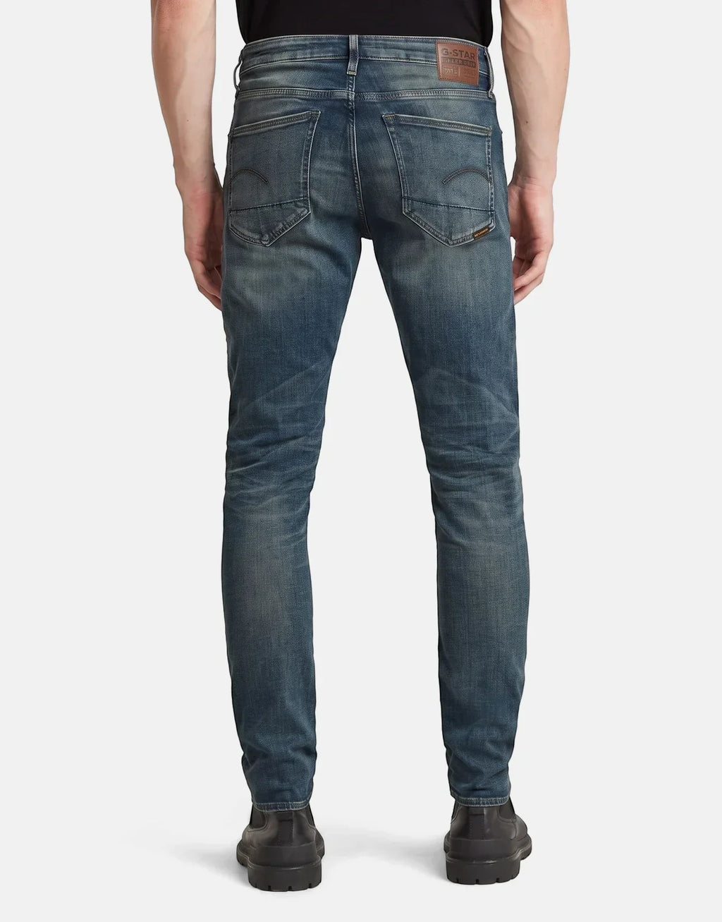 G-Star RAW 3301 Slim Faded Worker Blue Jeans - view 2