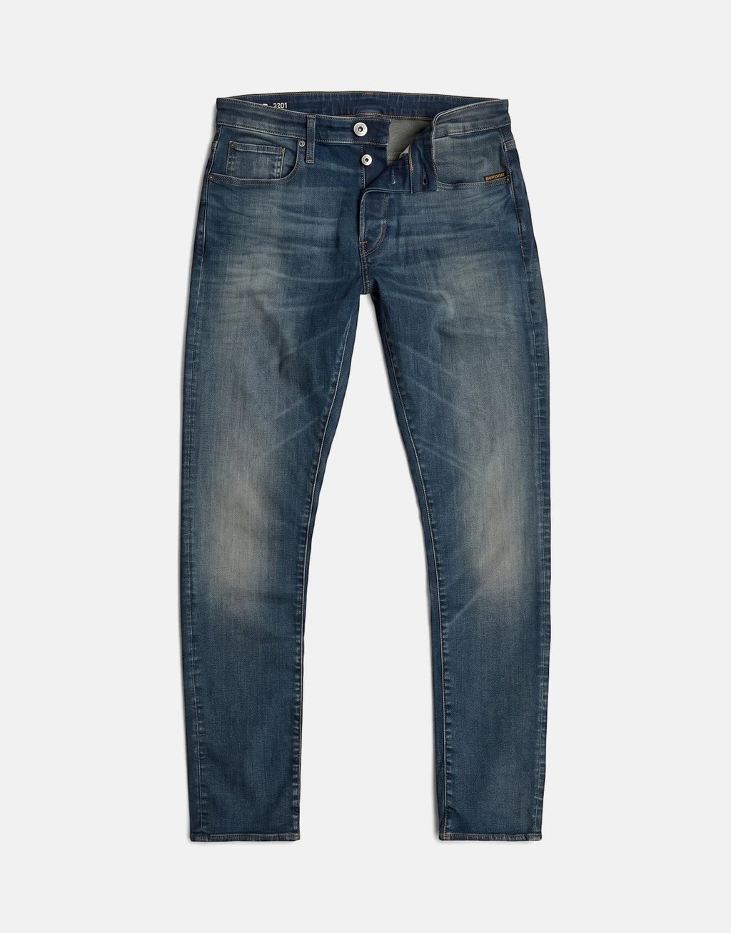 G-Star RAW 3301 Slim Faded Worker Blue Jeans - view 4