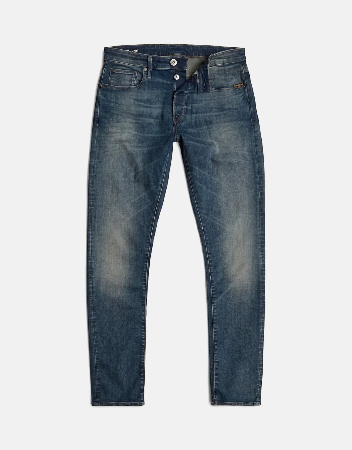 G-Star RAW 3301 Slim Faded Worker Blue Jeans - view 4