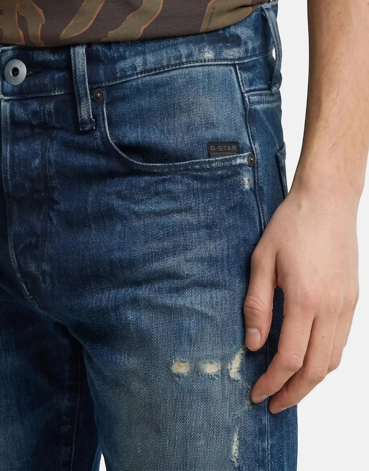 G-Star RAW 3301 Slim Worn In Mountain Jeans - view 3