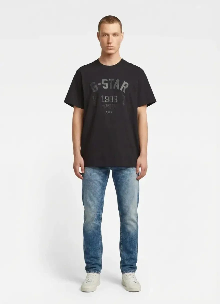 G-Star RAW 89 Back Loose Black Graphic T-Shirt