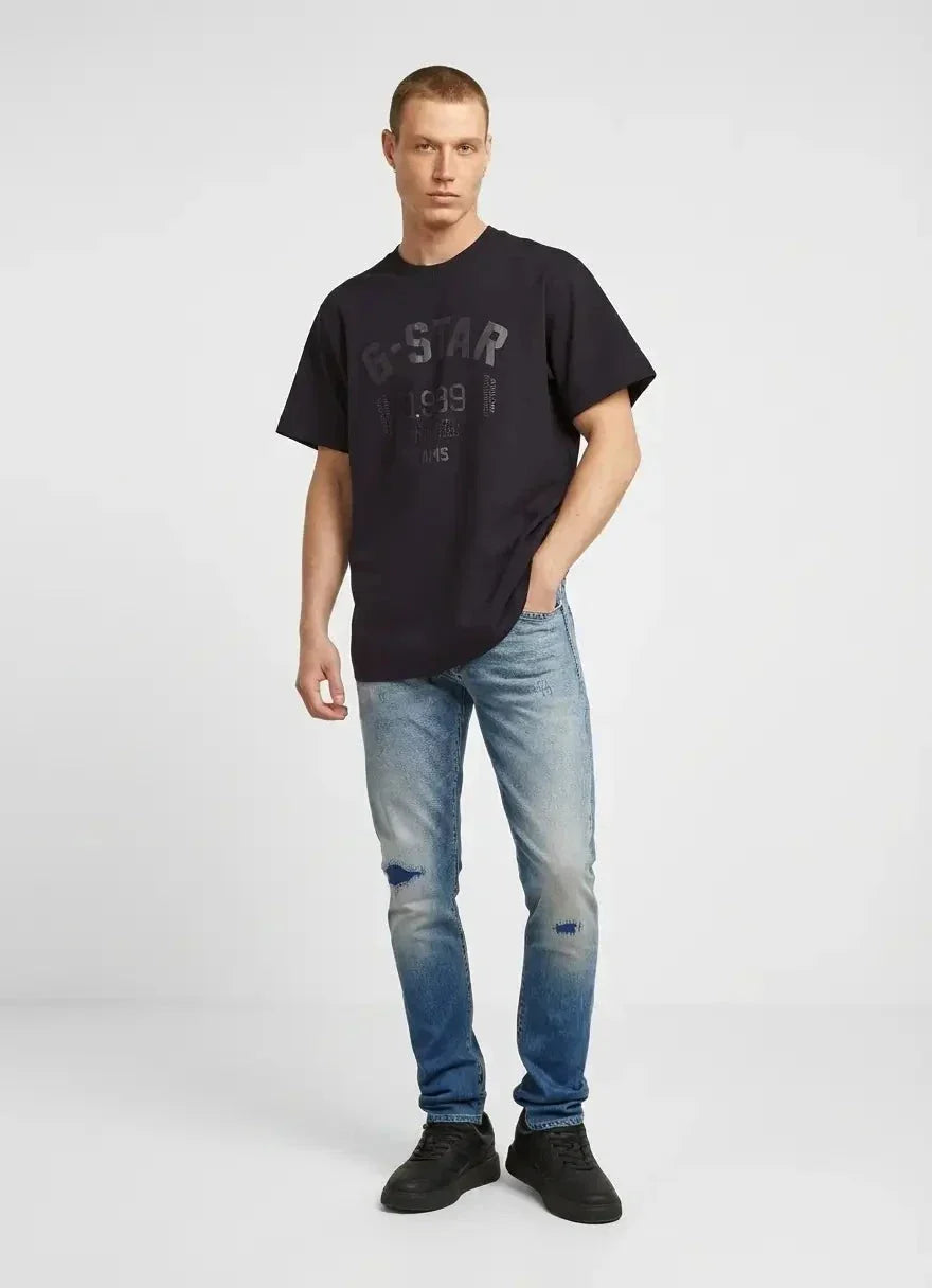 G-Star RAW 89 Back Loose Black Graphic T-Shirt - view 3