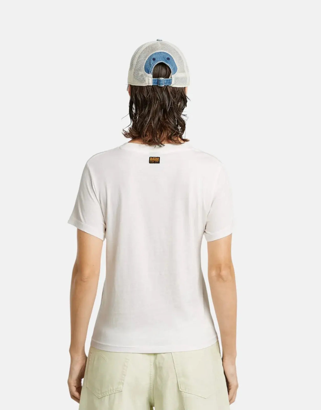 G-Star RAW Adjustable Slim T-Shirt White - view 2