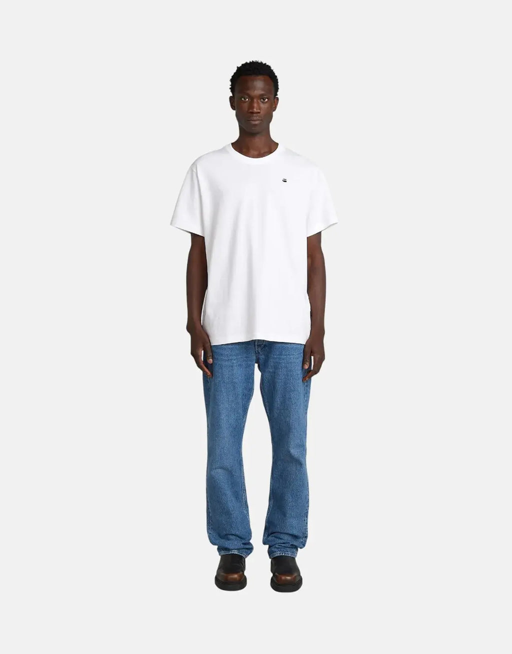 G-Star RAW Back Photo Loose Print White Sewing T-Shirt - view 3