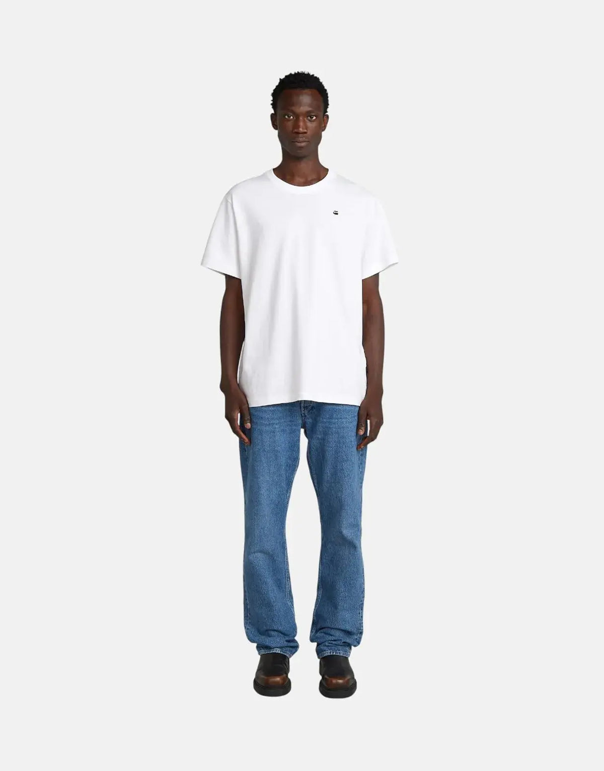 G-Star RAW Back Photo Loose Print White Sewing T-Shirt - view 3