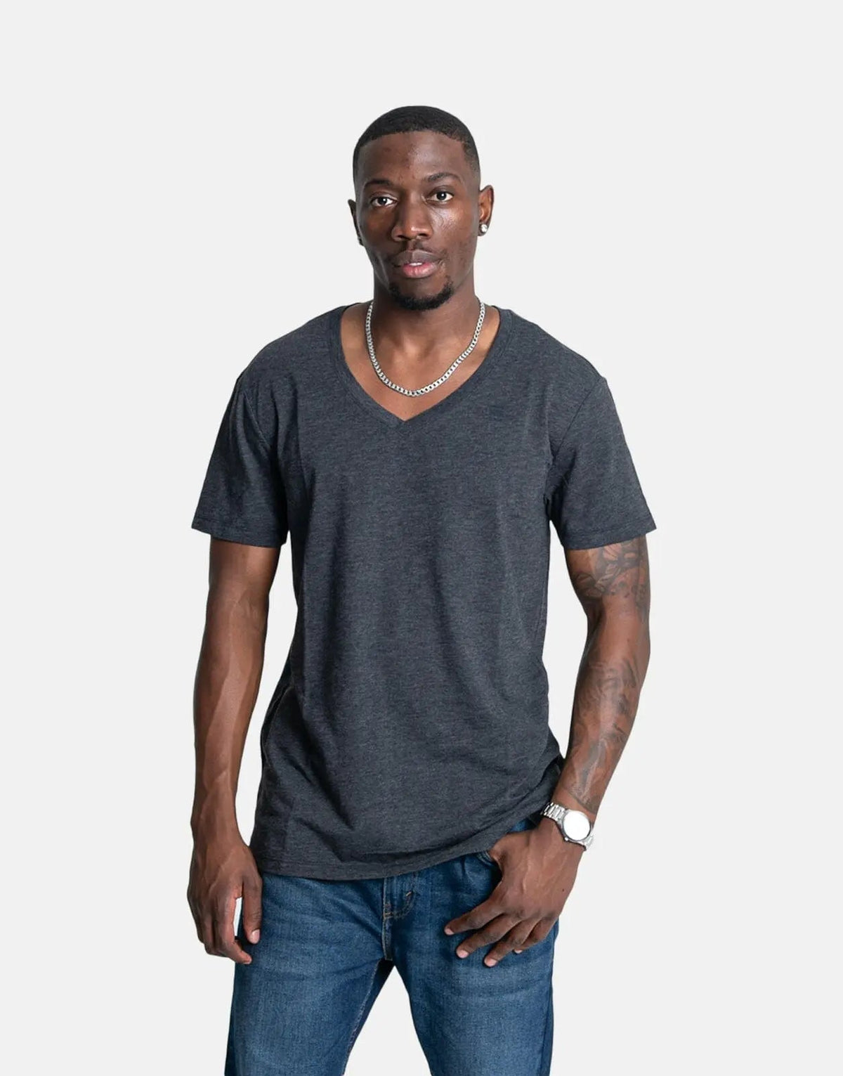 G-Star RAW Base V-Neck 2 Pack Grey T-Shirt
