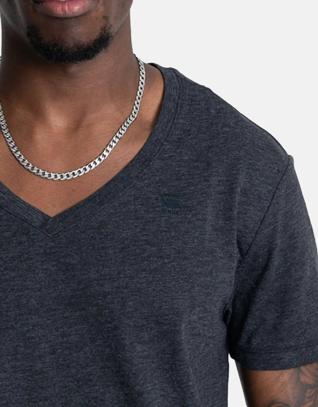 G-Star RAW Base V-Neck 2 Pack Grey T-Shirt - view 3