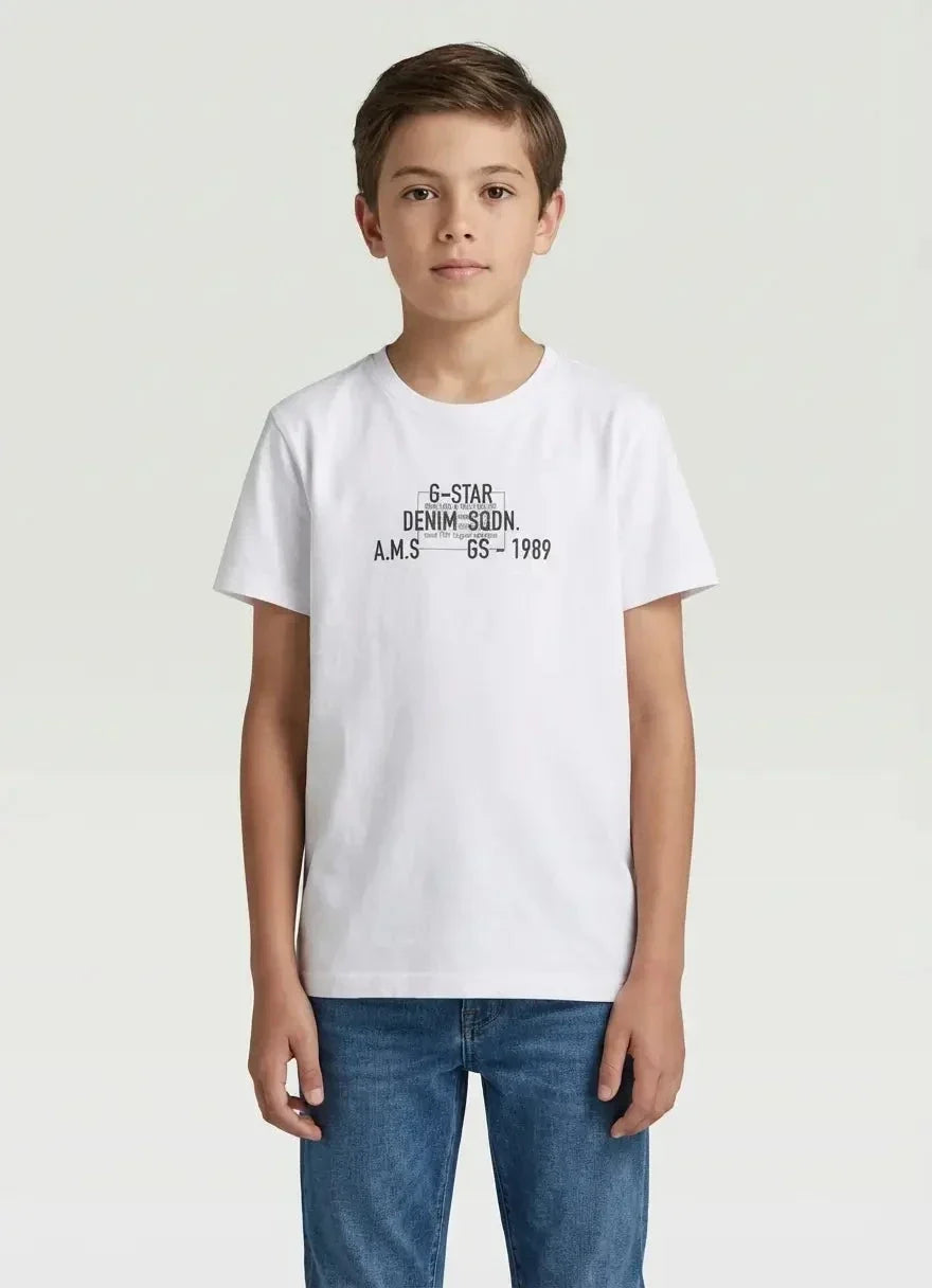 G-Star RAW Boys Base White T-Shirt