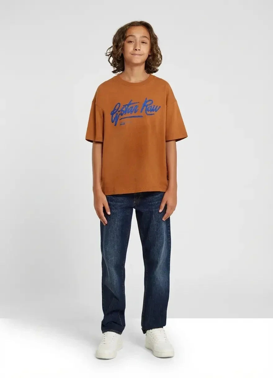G-Star RAW Boys Mocha Bisque Boxy T-Shirt - view 4