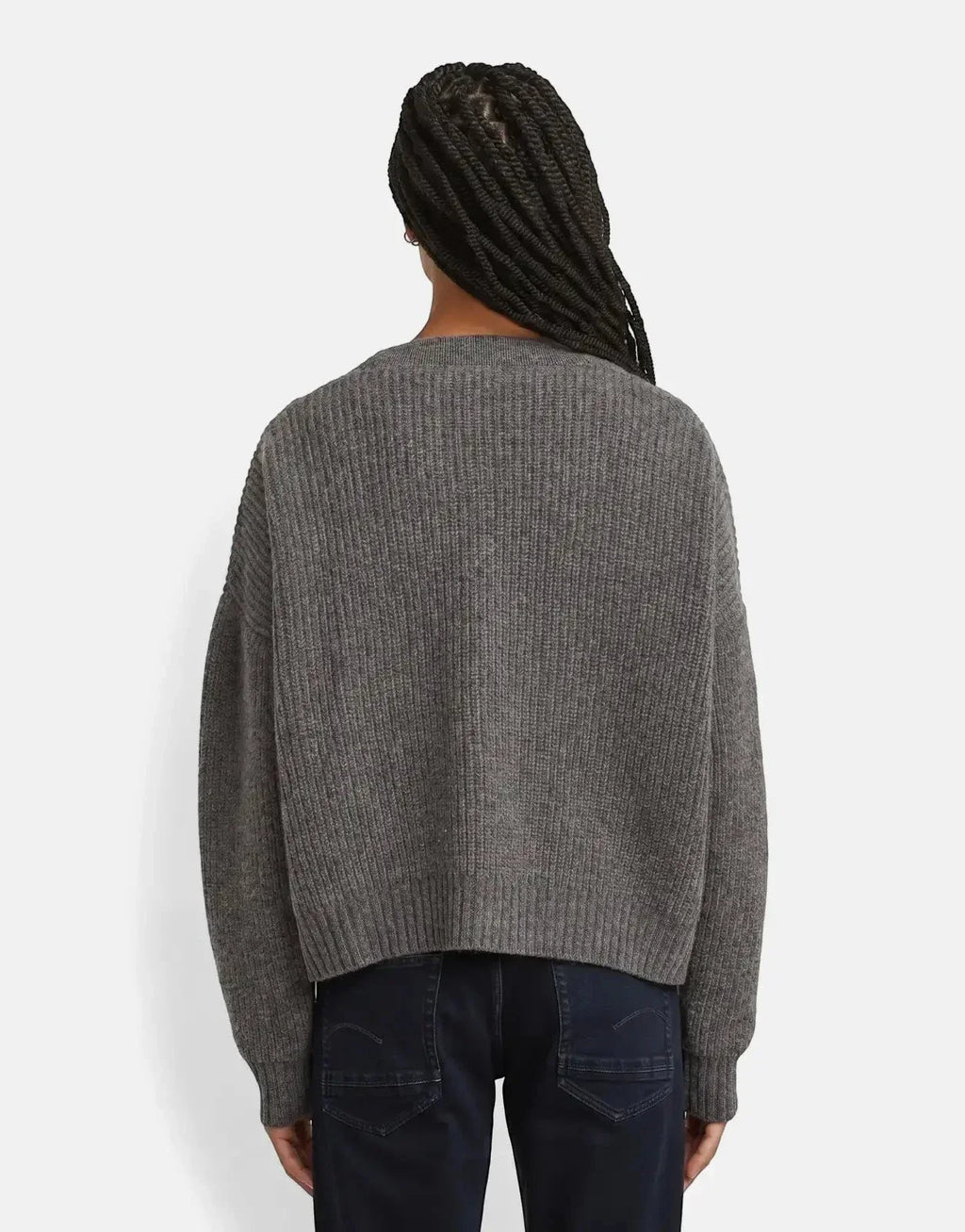 G-Star RAW Cable Cropped Cardi Granite knitwear - view 2