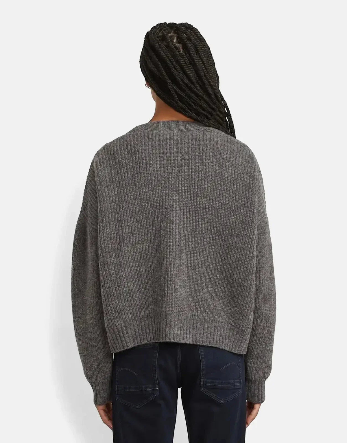 G-Star RAW Cable Cropped Cardi Granite knitwear - view 2