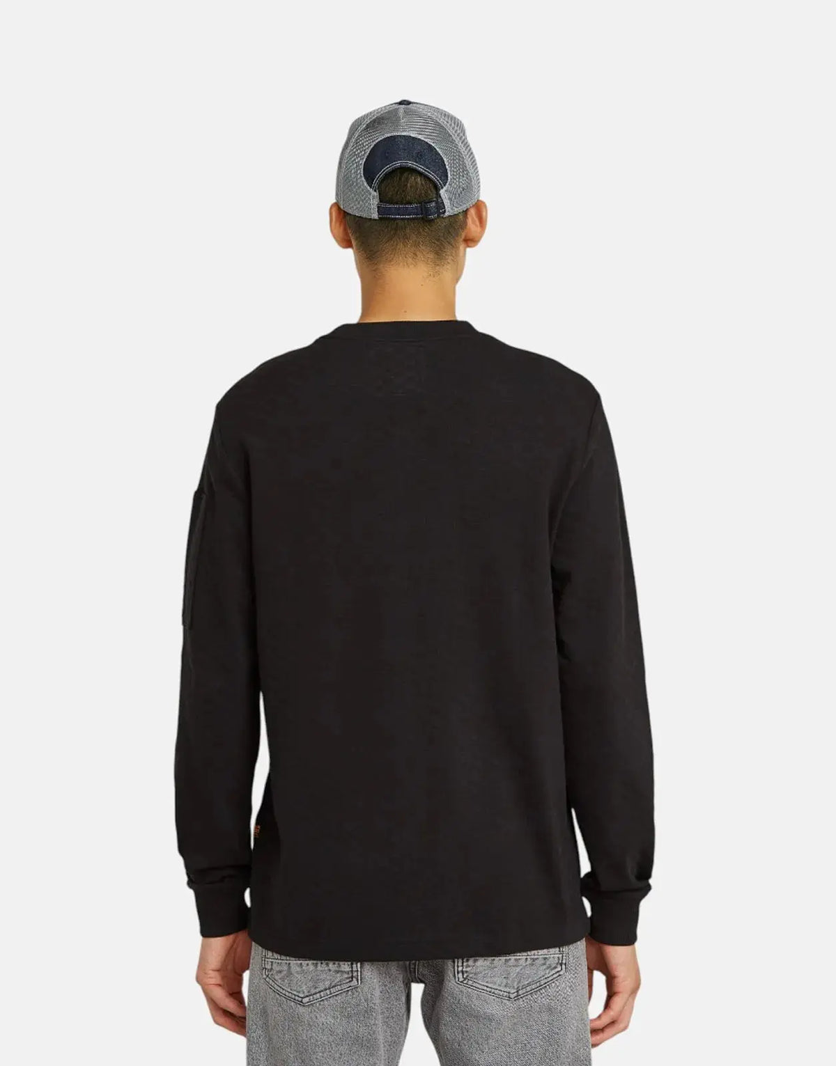 G-Star RAW Checquard Pocket Tweeter Black T-Shirt - view 2