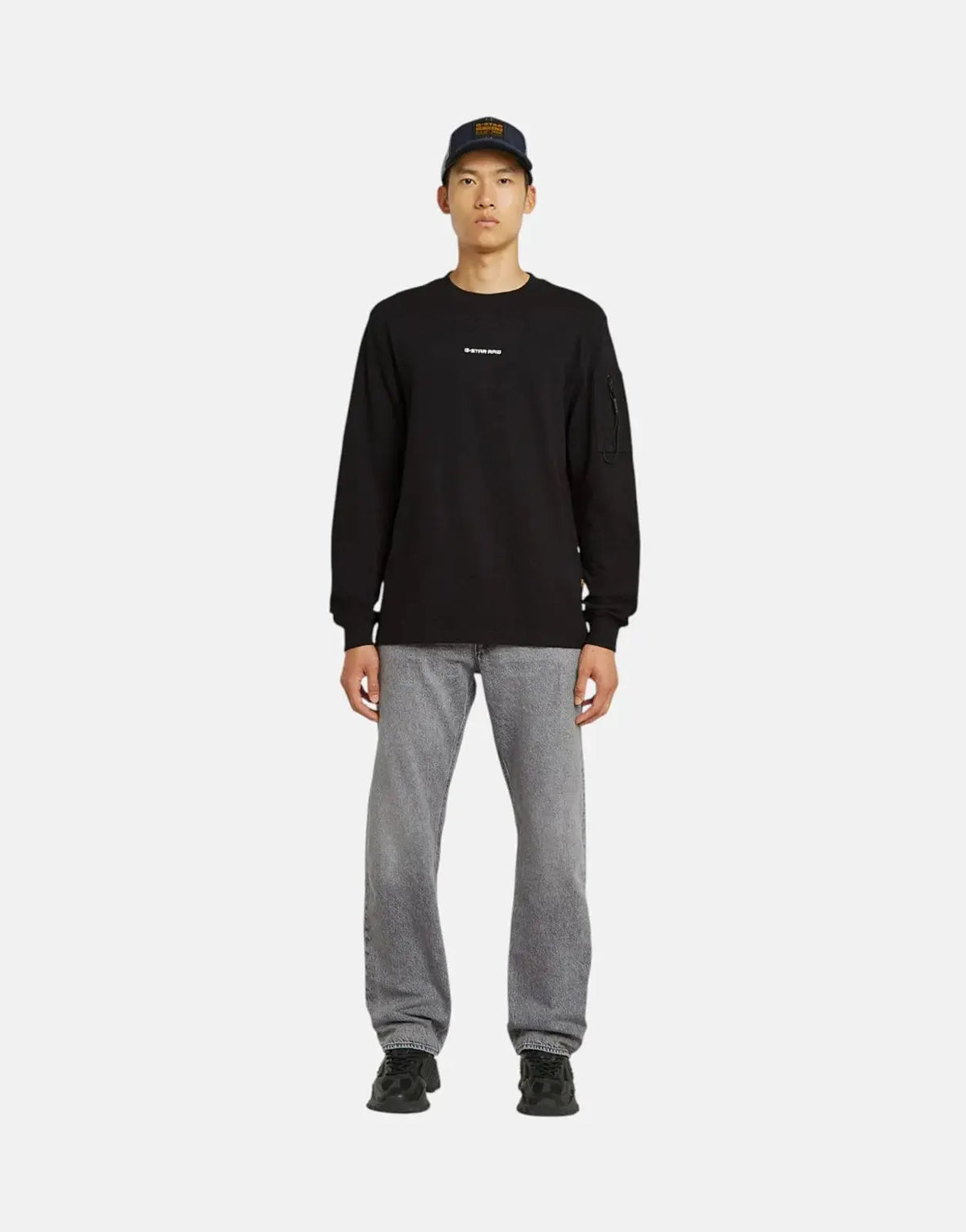G-Star RAW Checquard Pocket Tweeter Black T-Shirt - view 4