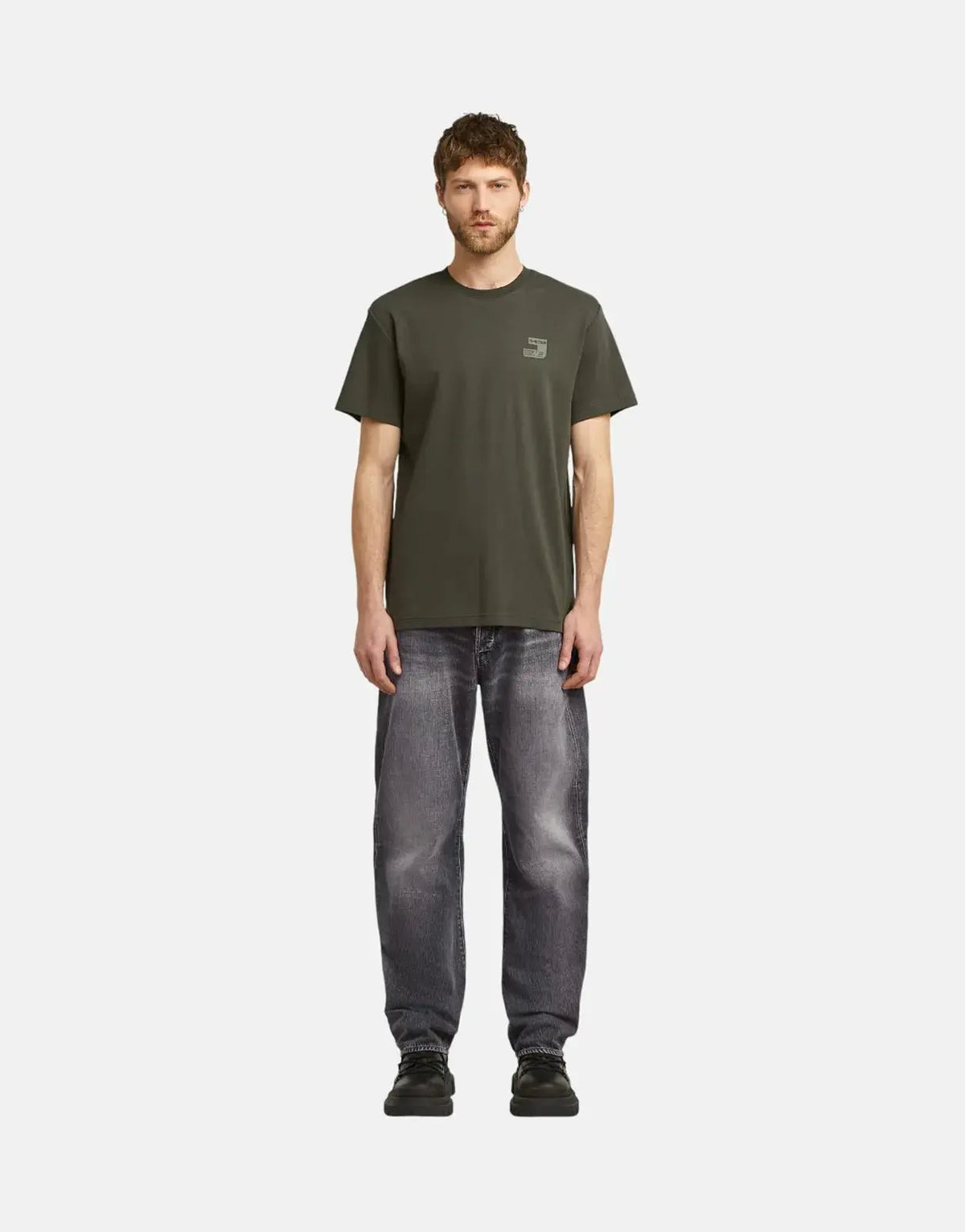 G-Star RAW Chest Logo Asfalt T-Shirt - view 3
