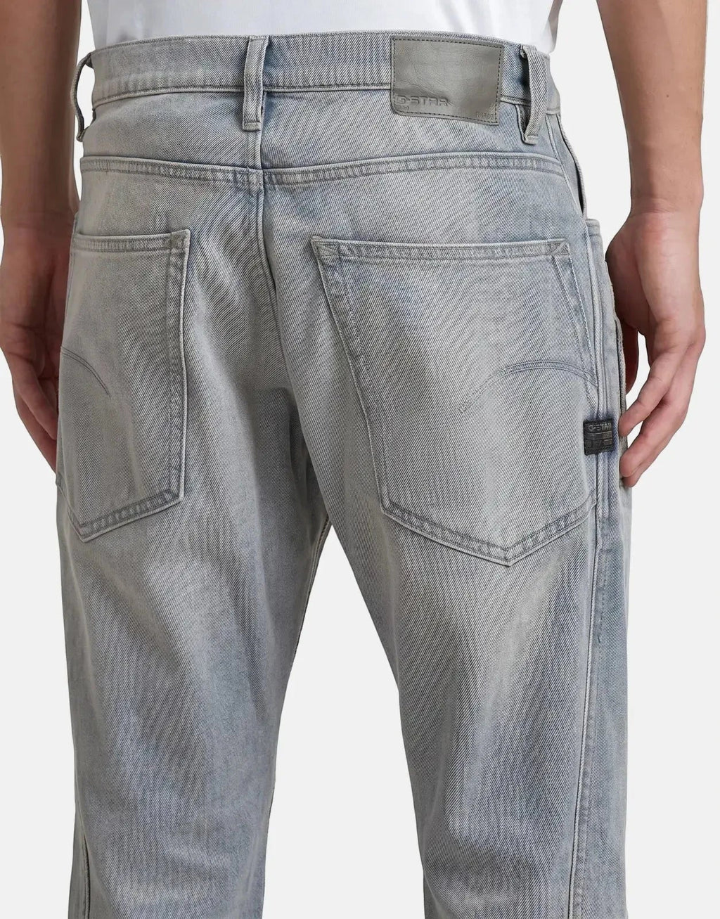 G-Star RAW Contor 3D Slim Faded Mechanical Grey Jeans - view 3