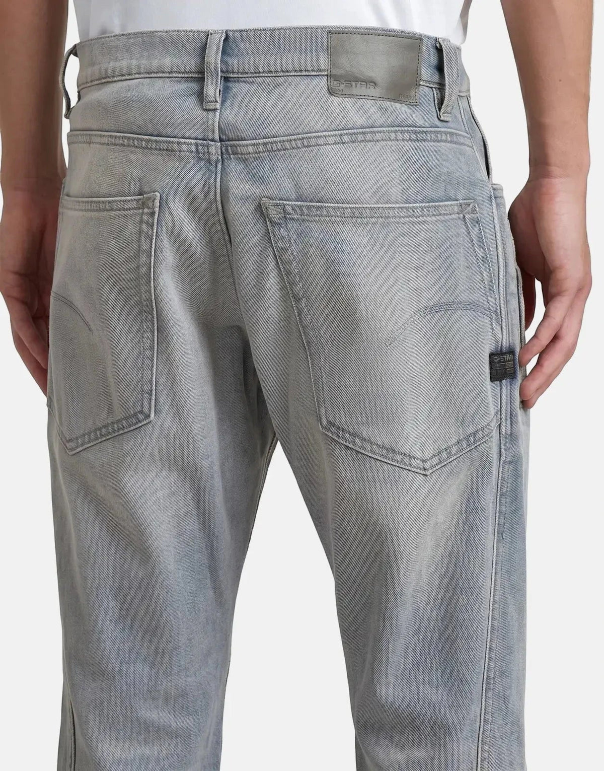 G-Star RAW Contor 3D Slim Faded Mechanical Grey Jeans - view 3