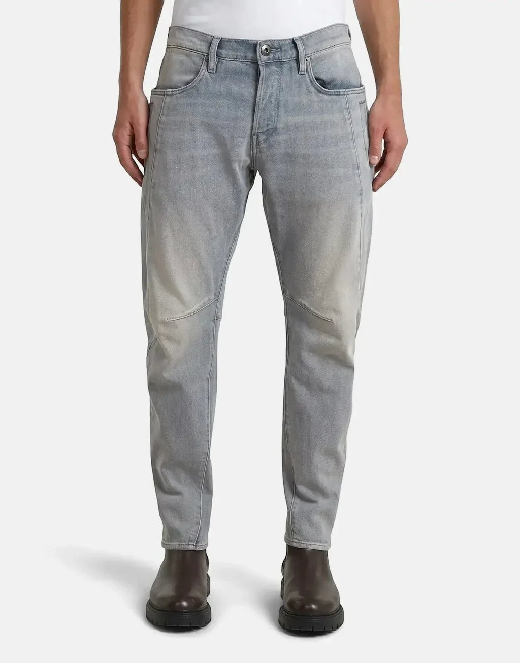 G-Star RAW Contor 3D Slim Faded Mechanical Grey Jeans