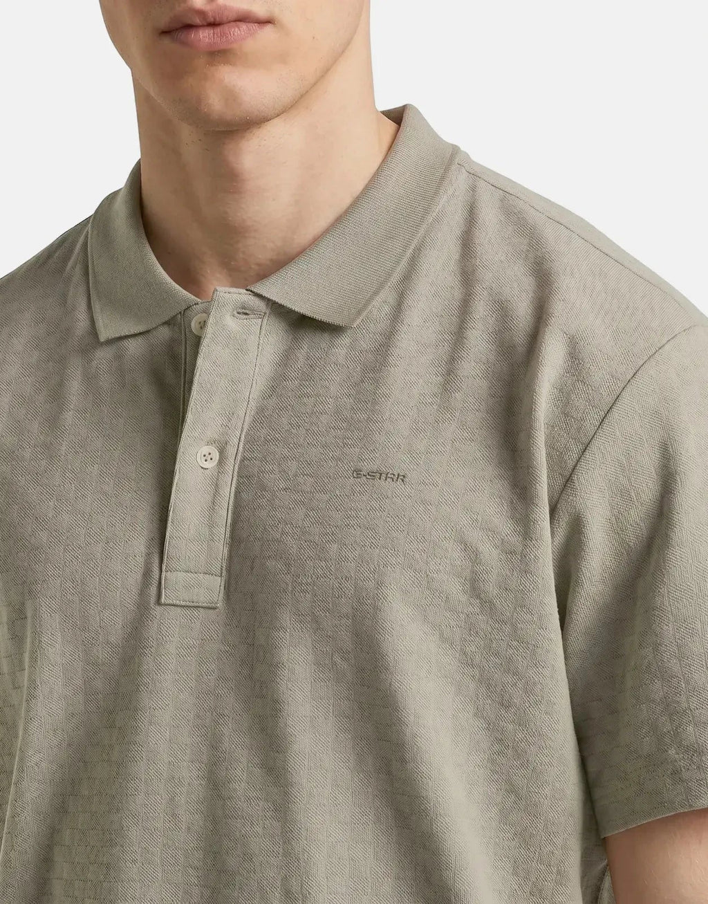 G-Star RAW Core Regular Jacquard Elephant Skin Polo Shirt - view 3