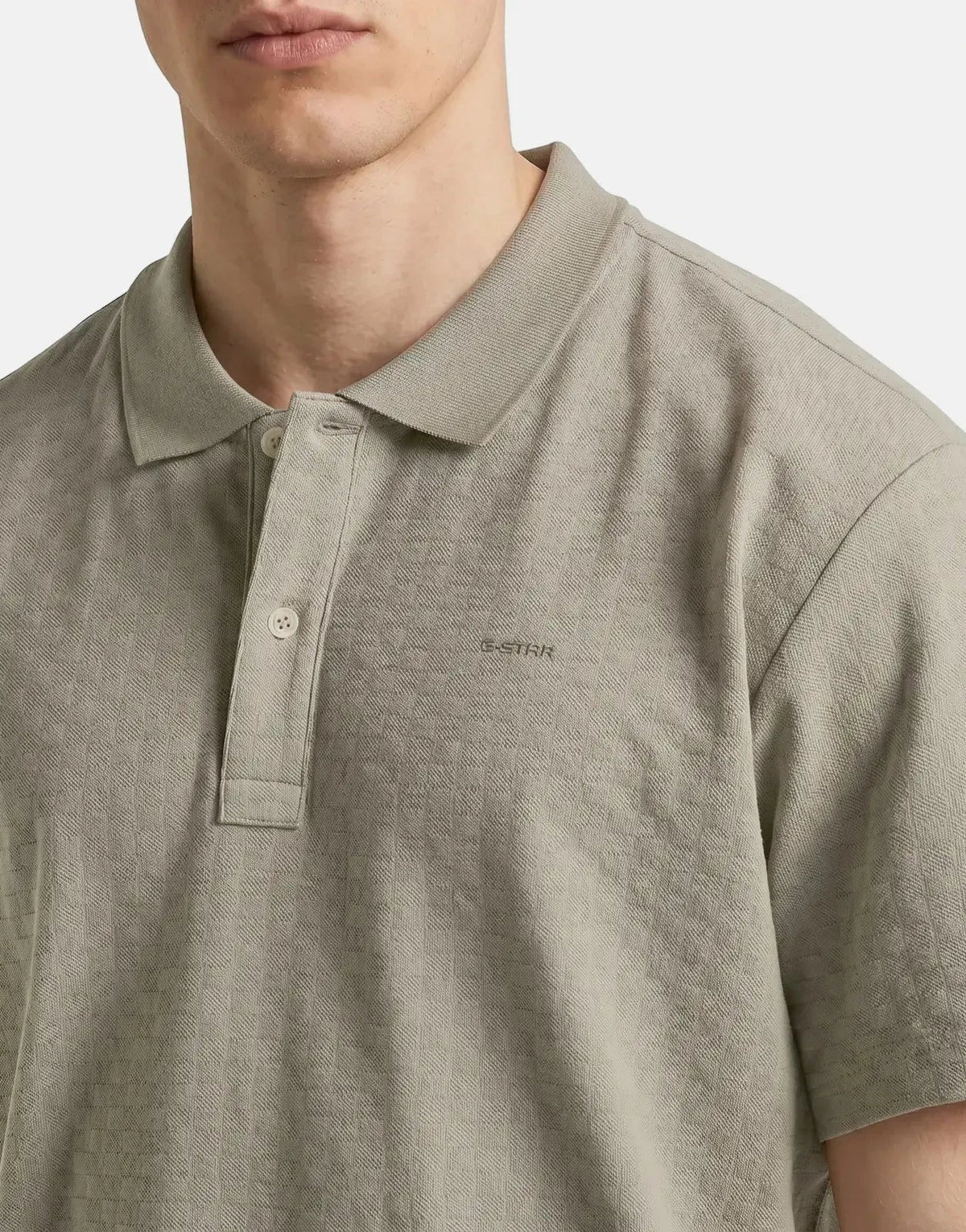 G-Star RAW Core Regular Jacquard Elephant Skin Polo Shirt - view 3