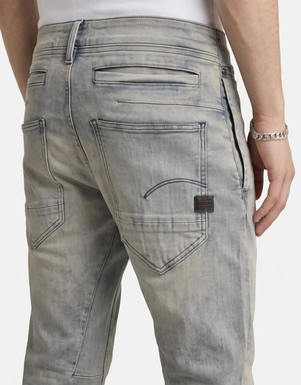 G-Star RAW D-Staq 3D Slim Antic Faded Radium Jeans - view 4