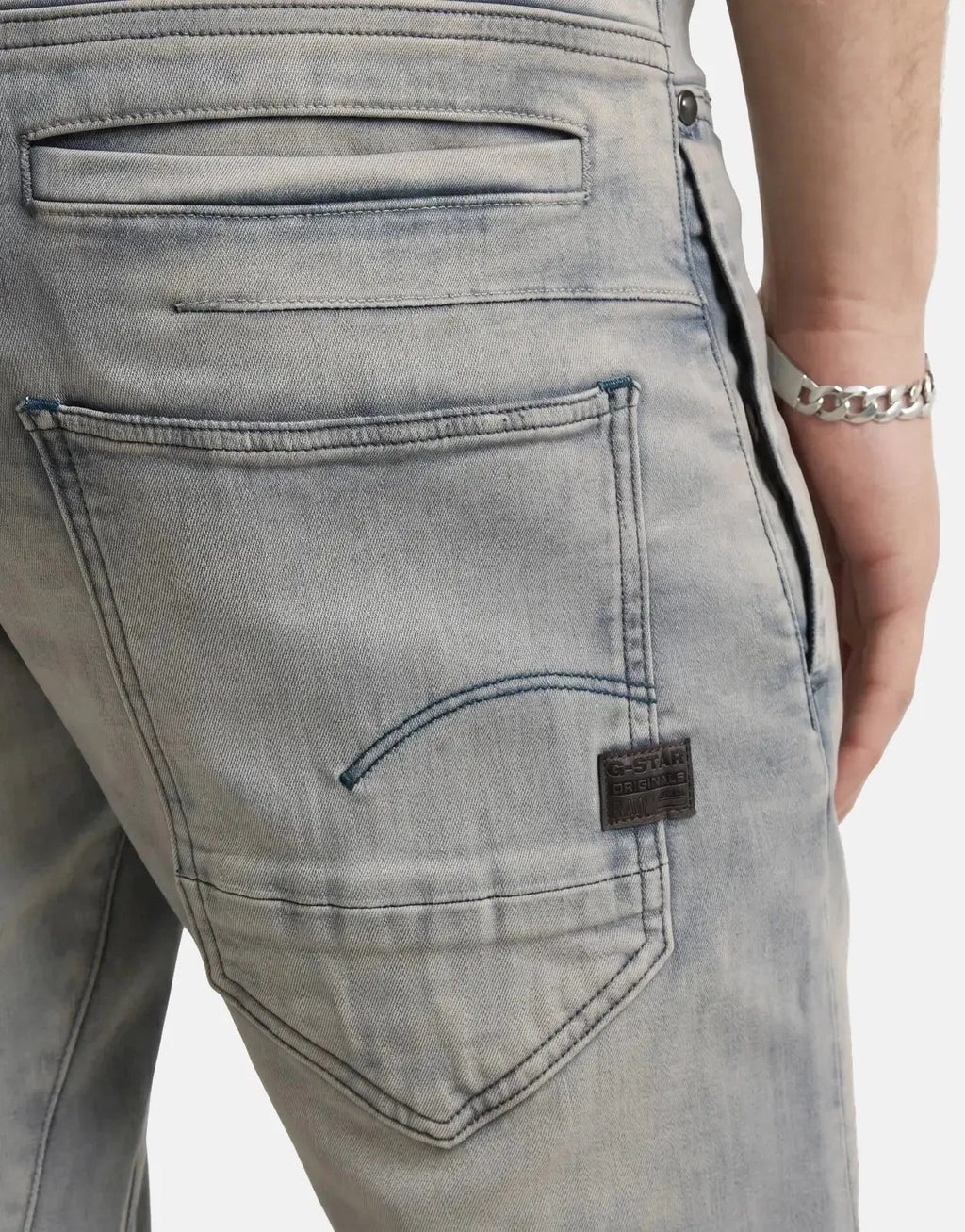 G-Star RAW D-Staq 3D Slim Antic Faded Radium Jeans - view 3
