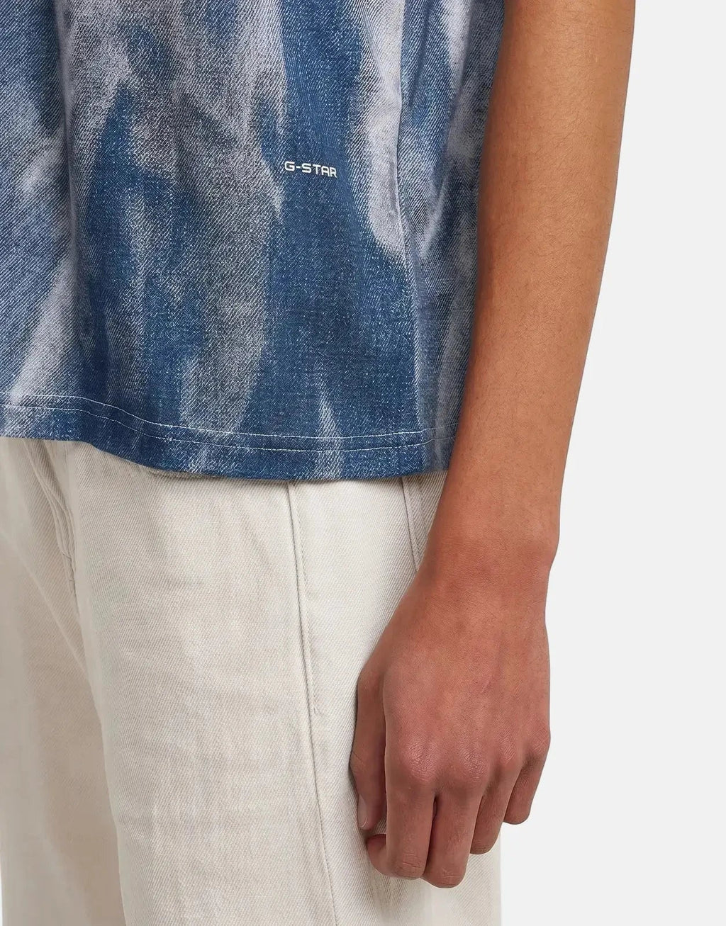 G-Star RAW Denim Print Denim Flame T-Shirt - view 3