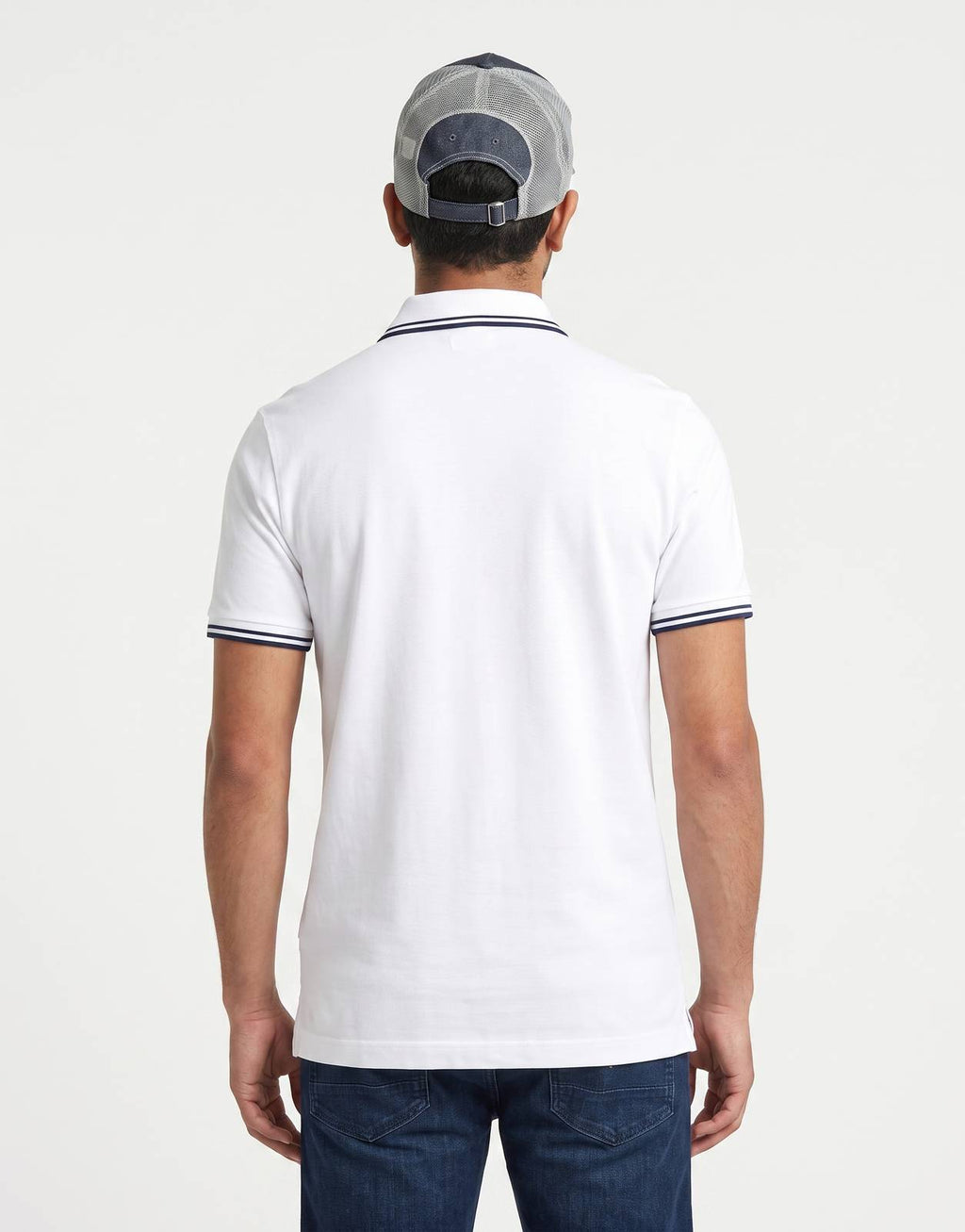 G-Star RAW Dunda Slim Stripe White Polo Shirt - view 2