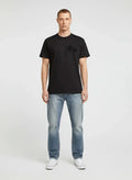 G-Star RAW Flock Back Graphic Black Loose T-Shirt