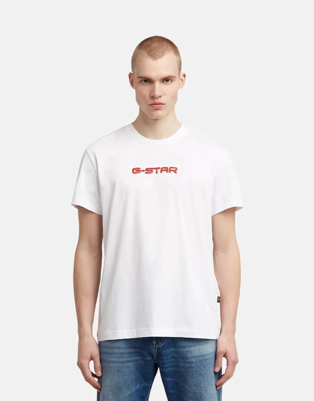 G-Star RAW Gel Print White T-Shirt