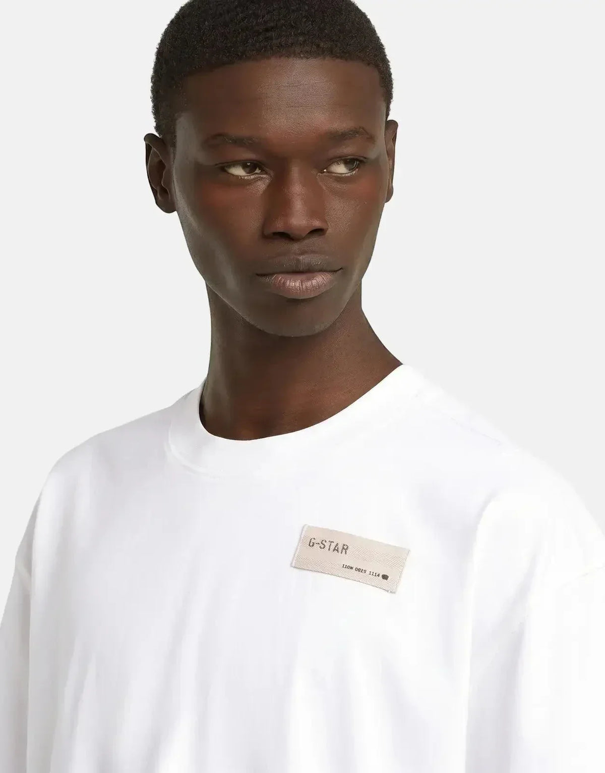 G-Star RAW HB Badge Relaxed White T-Shirt - view 3