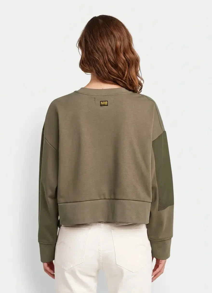 G-Star RAW Heritage Hardware Loose Cropped Turf Sweatshirt - view 2