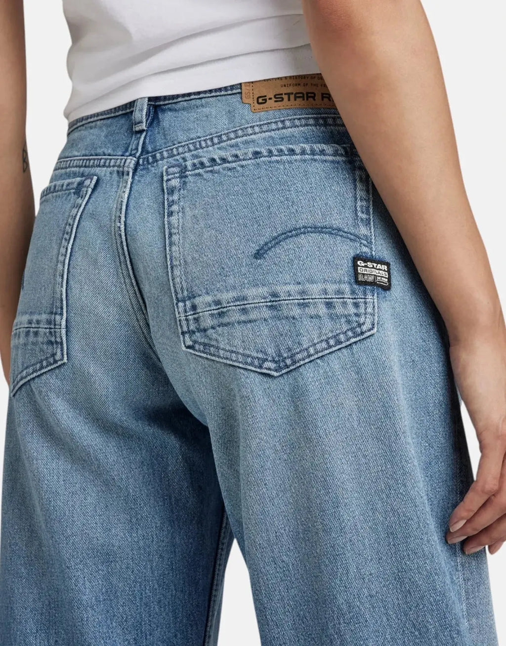 G-Star RAW Judee SunFade Airforce Loose Blue Jeans - view 3