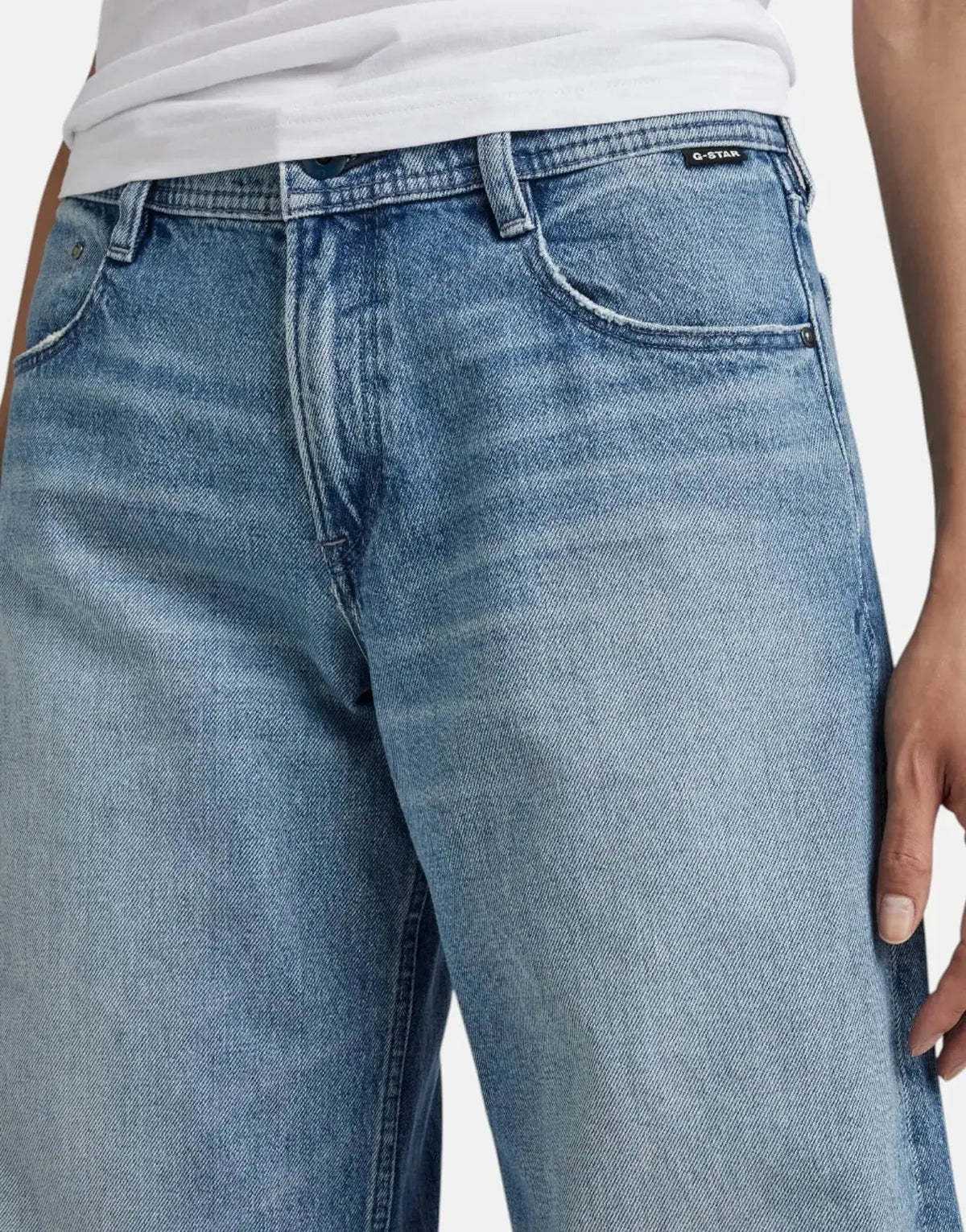 G-Star RAW Judee SunFade Airforce Loose Blue Jeans - view 4