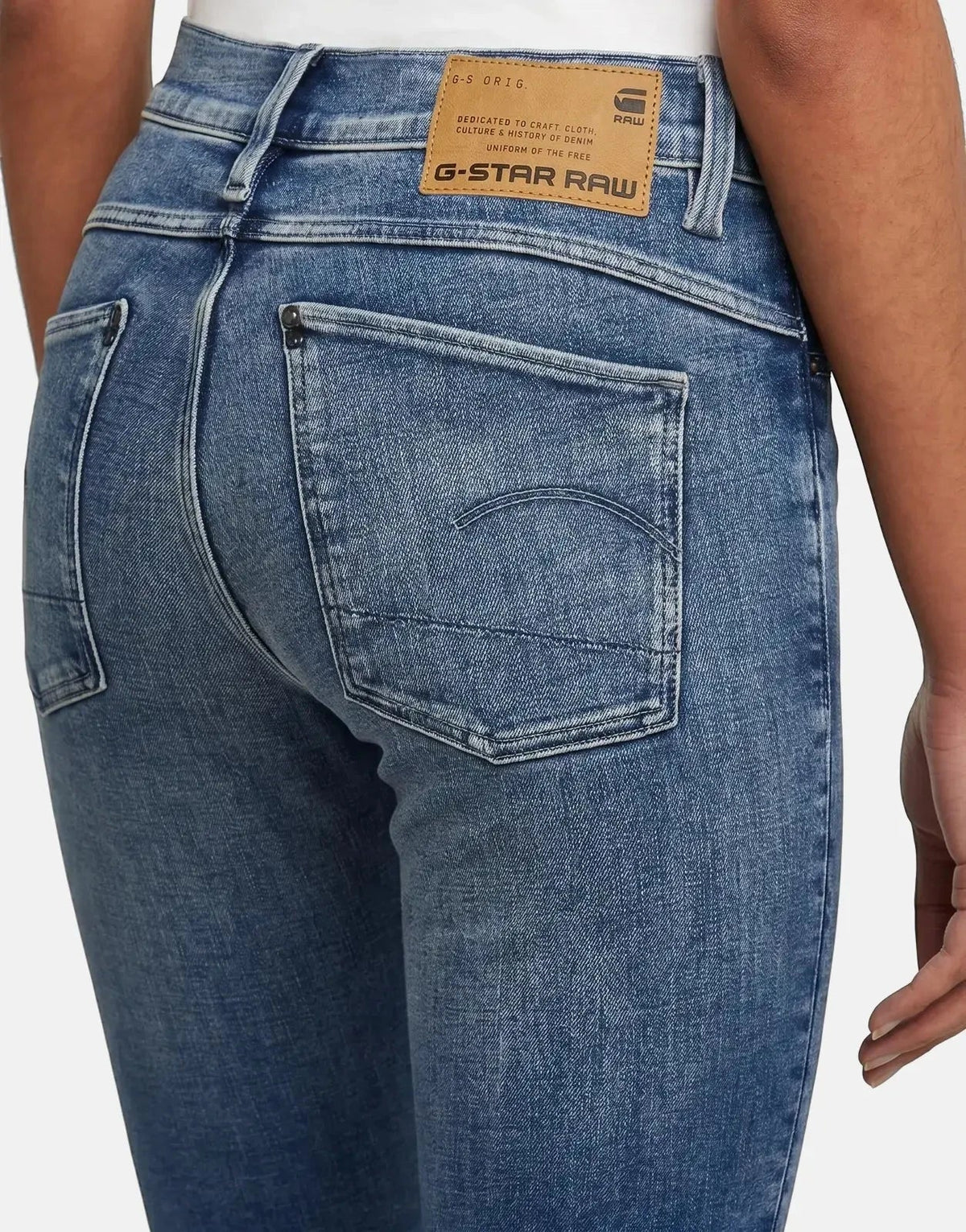 G-Star RAW Lhana Skinny Faded Cascade Jeans - view 4