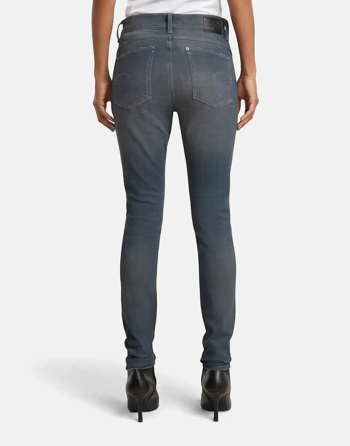 G-Star RAW Lhana Skinny Worn in Smokey Night Jeans - view 2
