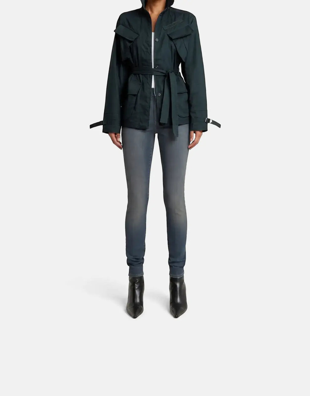 G-Star RAW Lhana Skinny Worn in Smokey Night Jeans - view 5