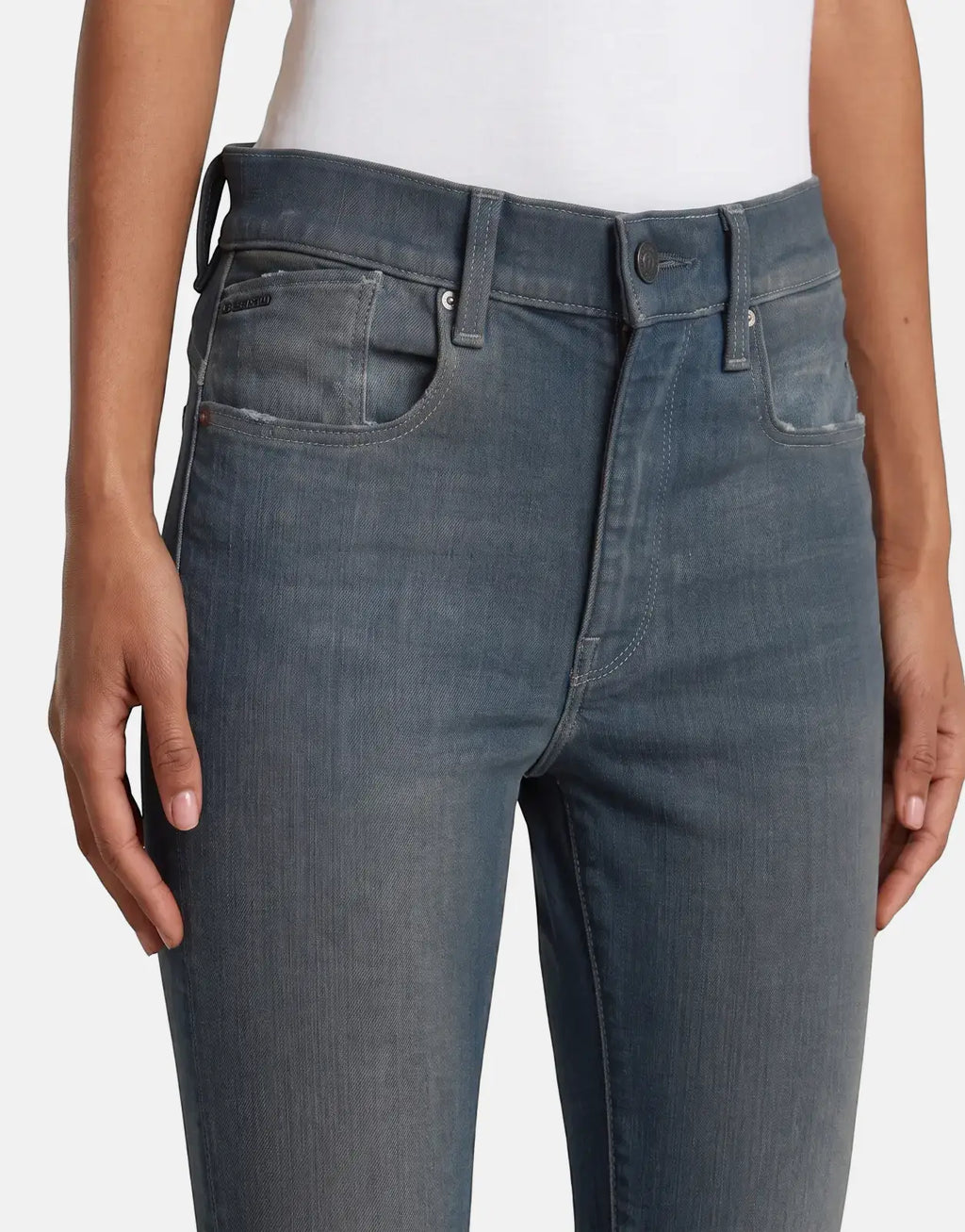 G-Star RAW Lhana Skinny Worn in Smokey Night Jeans - view 3