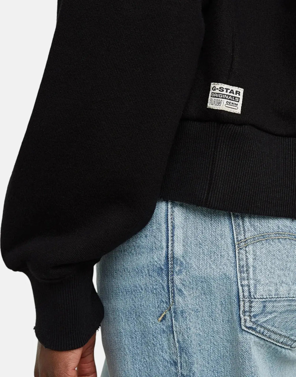 G-Star RAW Logo Loose Black Sweatshirt - view 3