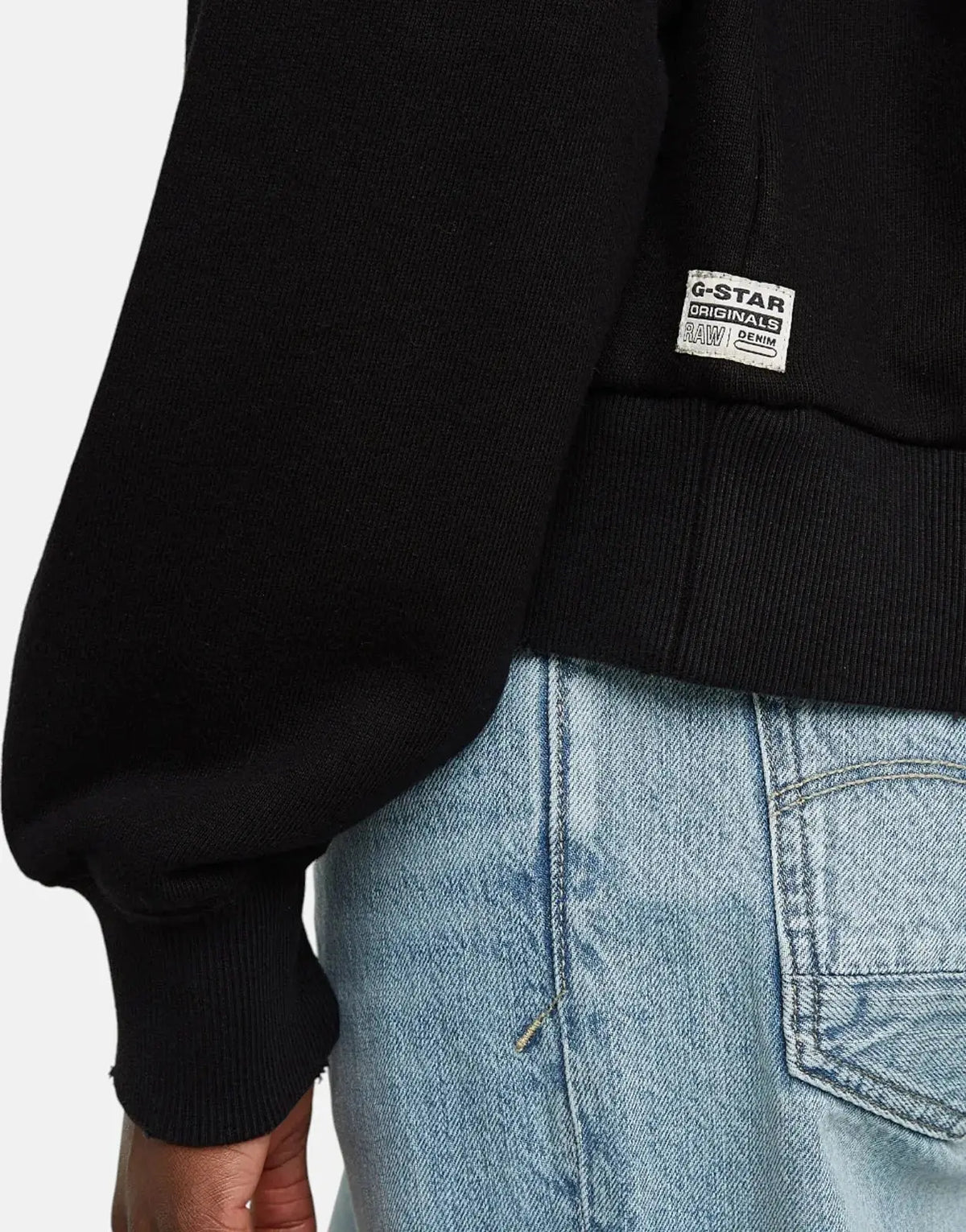 G-Star RAW Logo Loose Black Sweatshirt - view 3