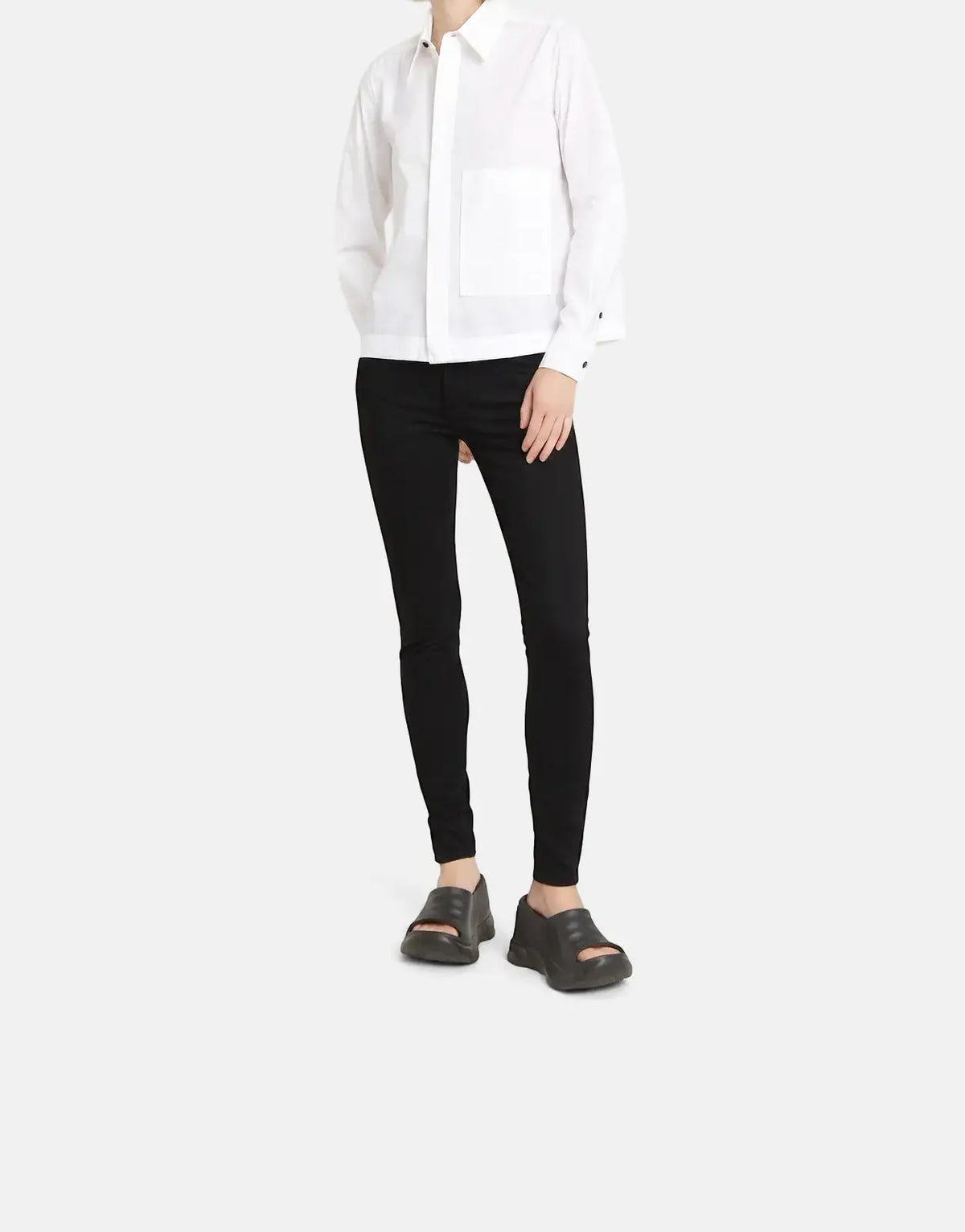 G-Star RAW Lynn Mid Skinny Pitch Black Jeans - view 4