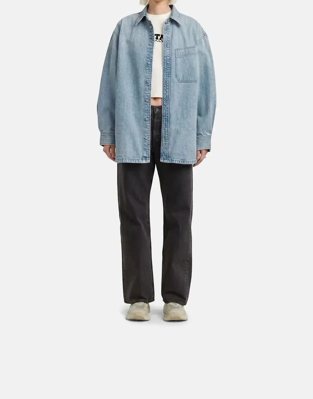 G-Star RAW Maxi 1-pkt Sun Faded Pacific Blue Overshirt - view 2