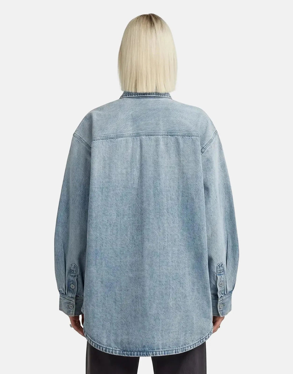 G-Star RAW Maxi 1-pkt Sun Faded Pacific Blue Overshirt - view 4