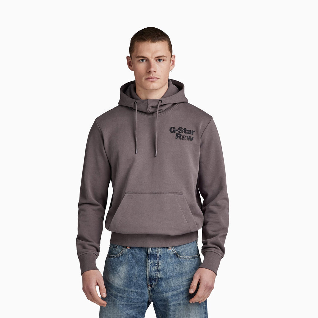 Men's Back Print Pull Over Hoodie