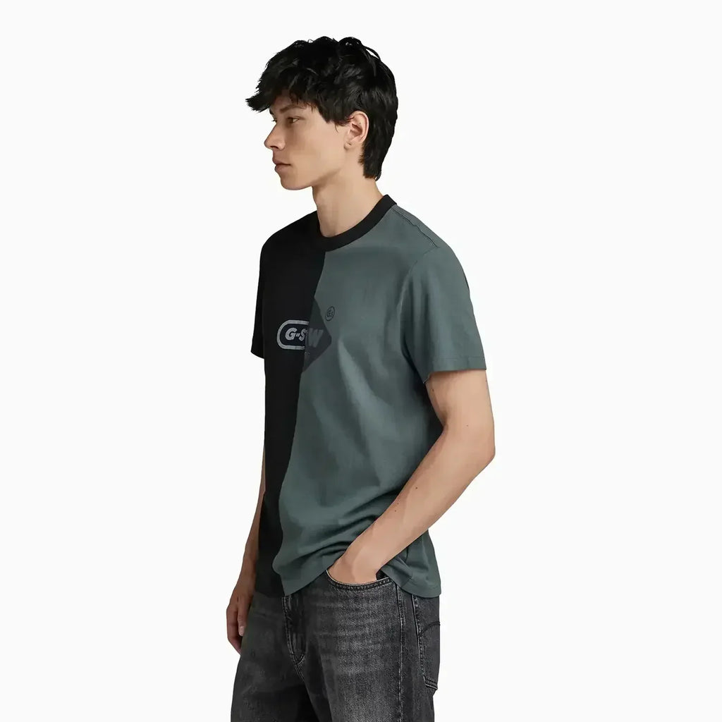 Men's Cut & Sew Graphic T Shirt