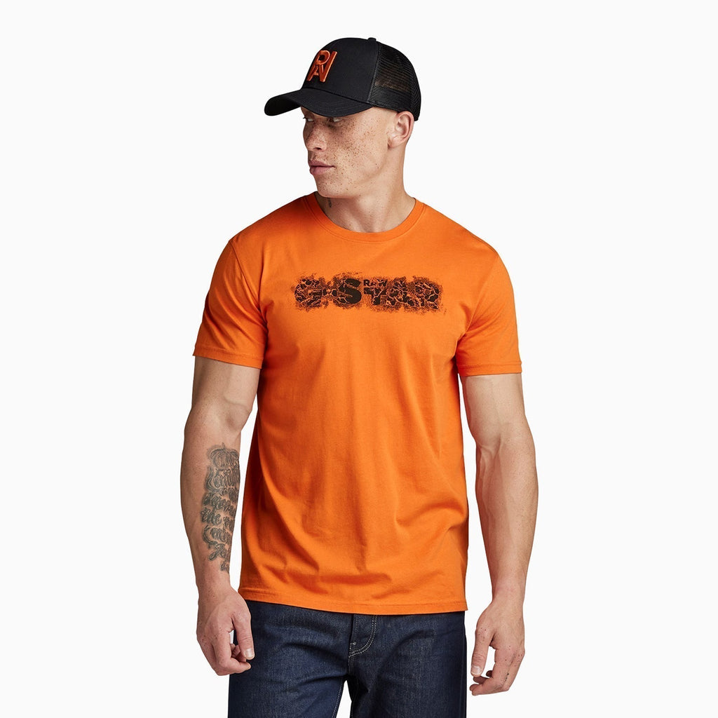 Men's Distressed Logo Short Sleeve T-Shirt